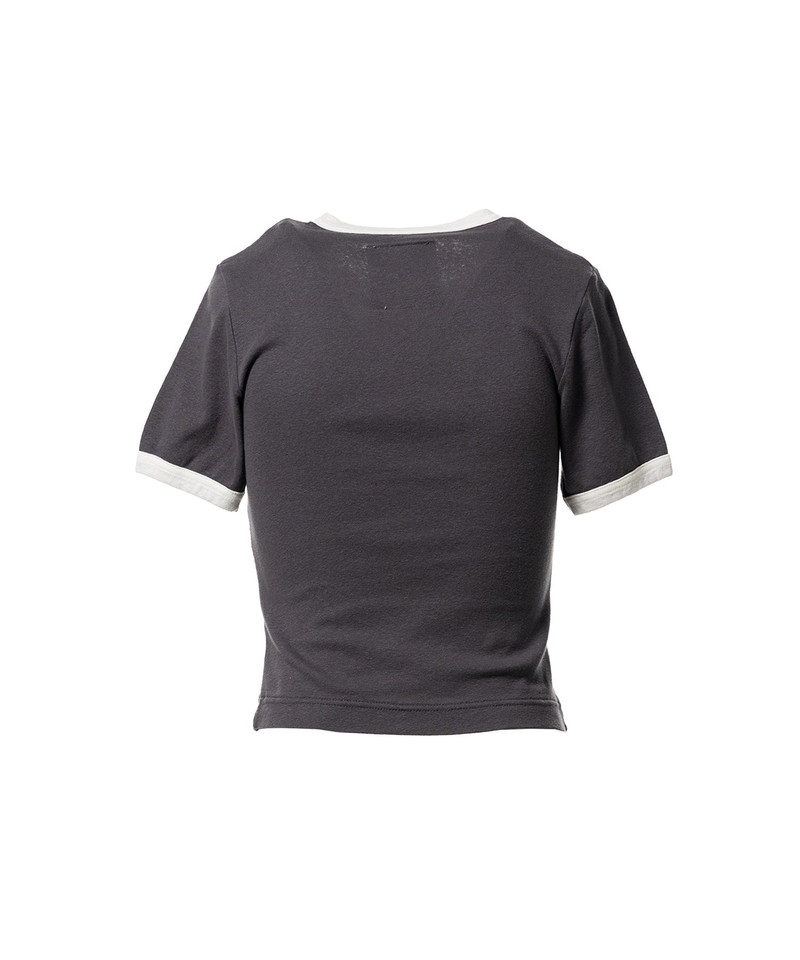 Fruit Printed Ringer Mini T-shirt 19