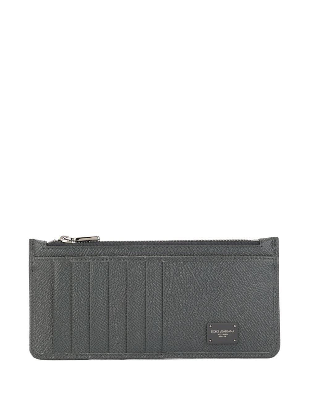 zipped cardholder wallet - 1