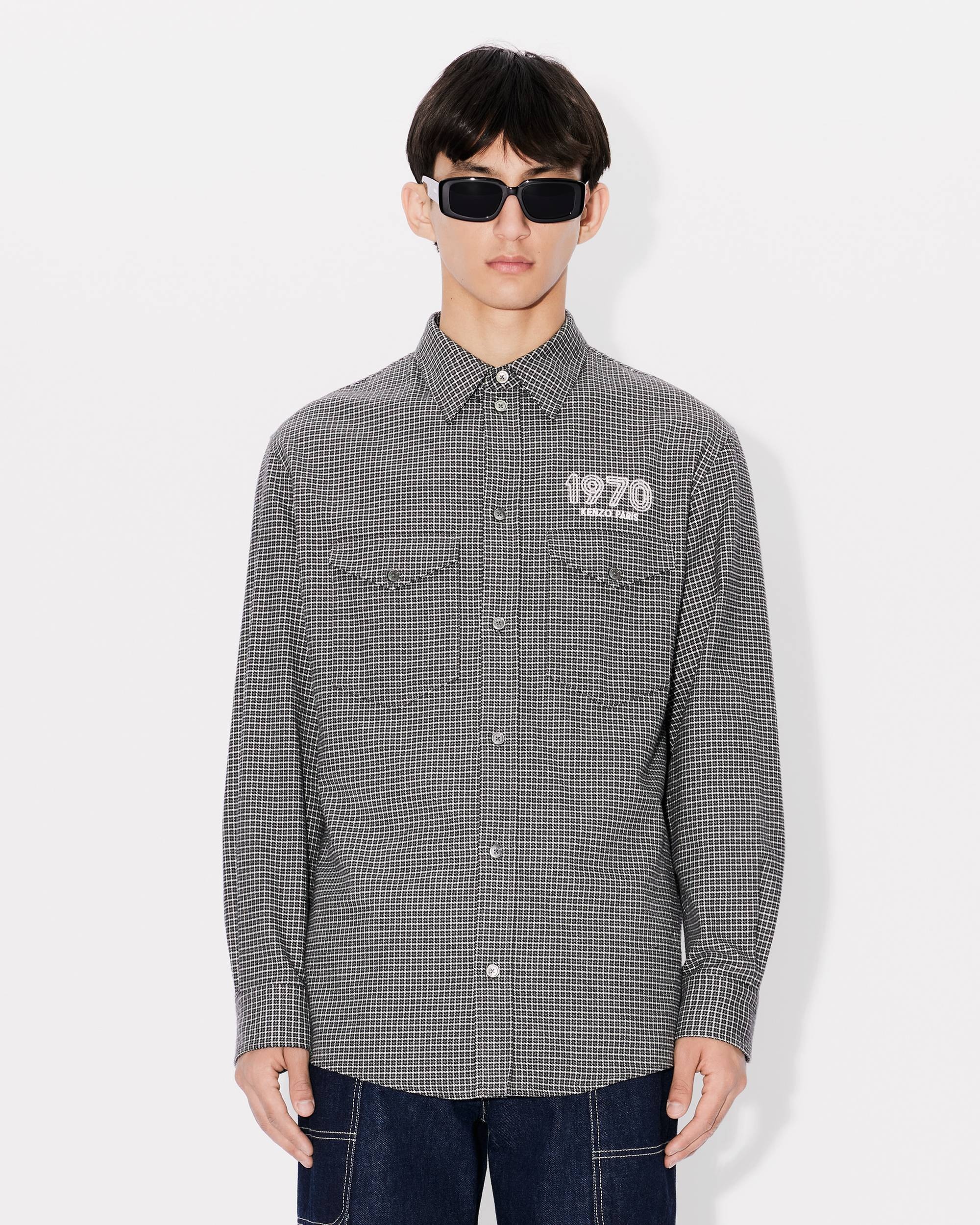 'KENZO Archive 1970' embroidered military shirt - 3