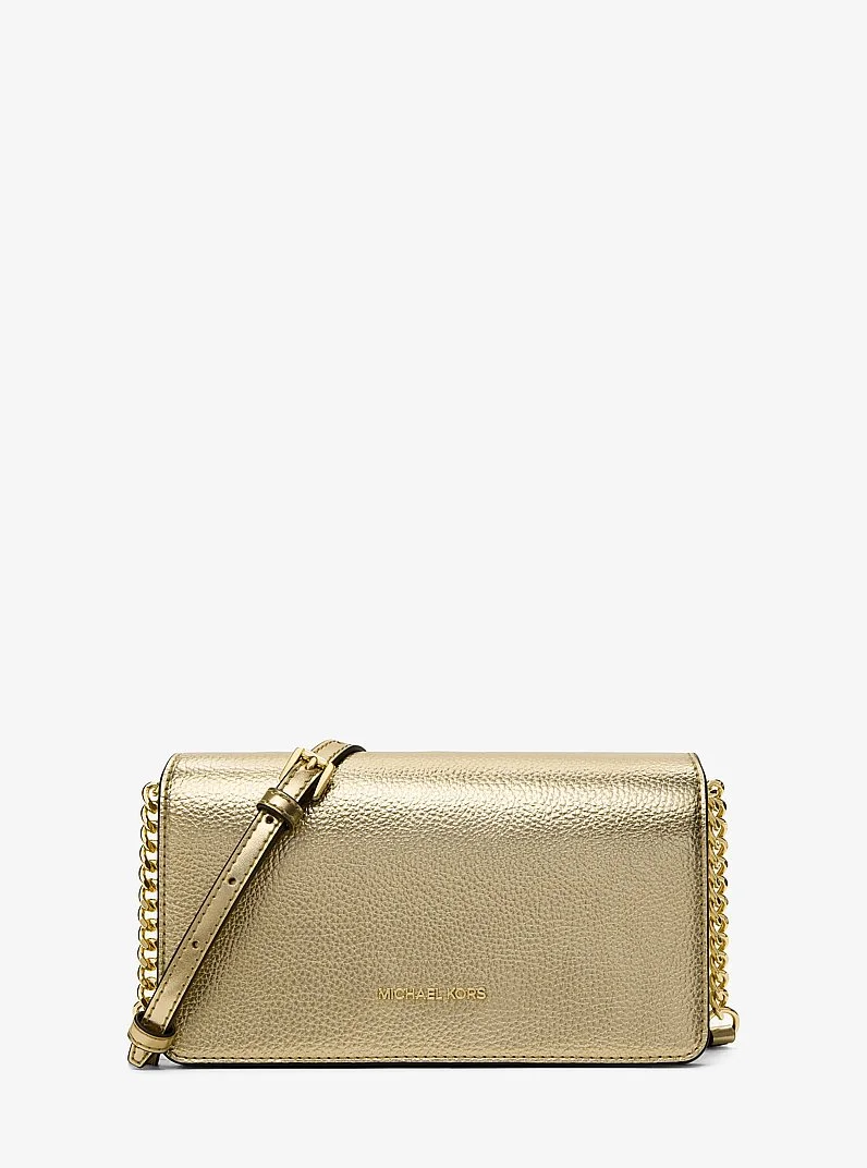 Jet Set Travel Medium Metallic Crossbody Bag - 1