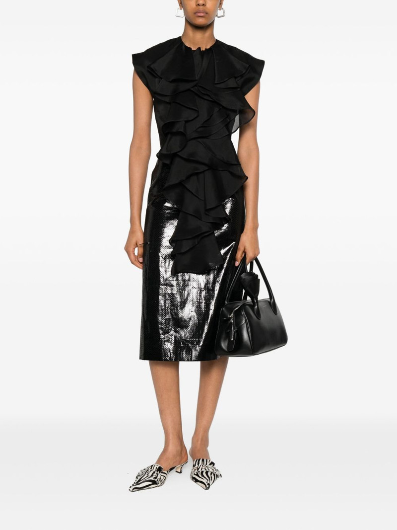VIKTOR & ROLF layered-ruffle silk top outlook