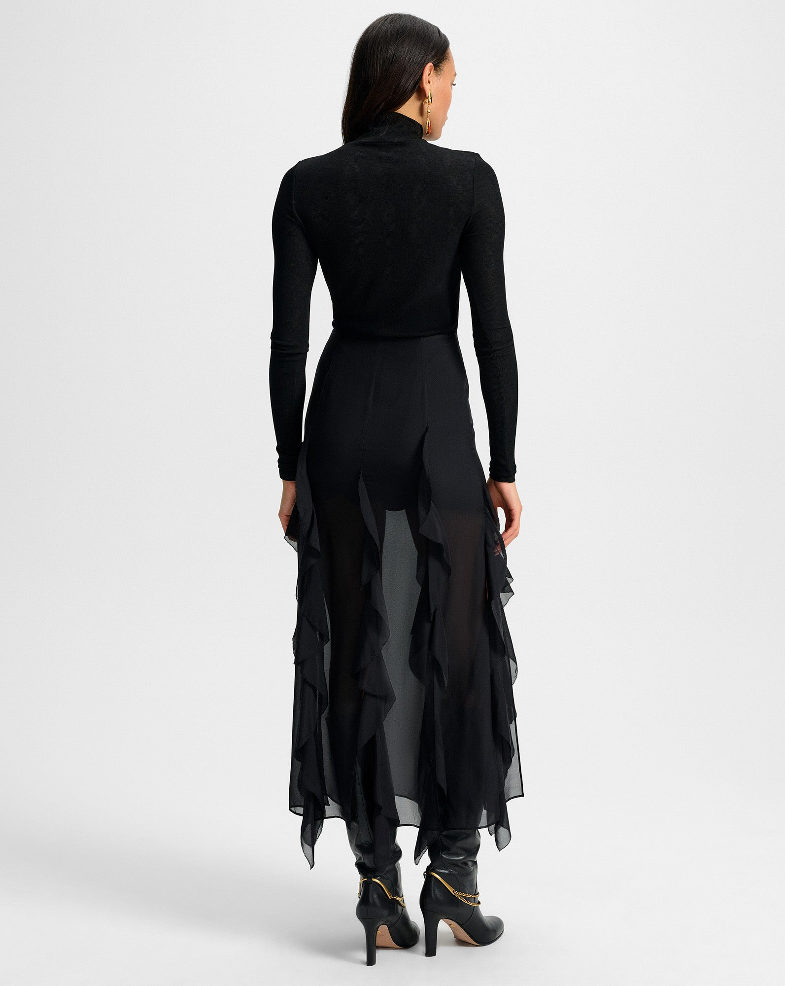 AVA SILK MAXI SKIRT - 6
