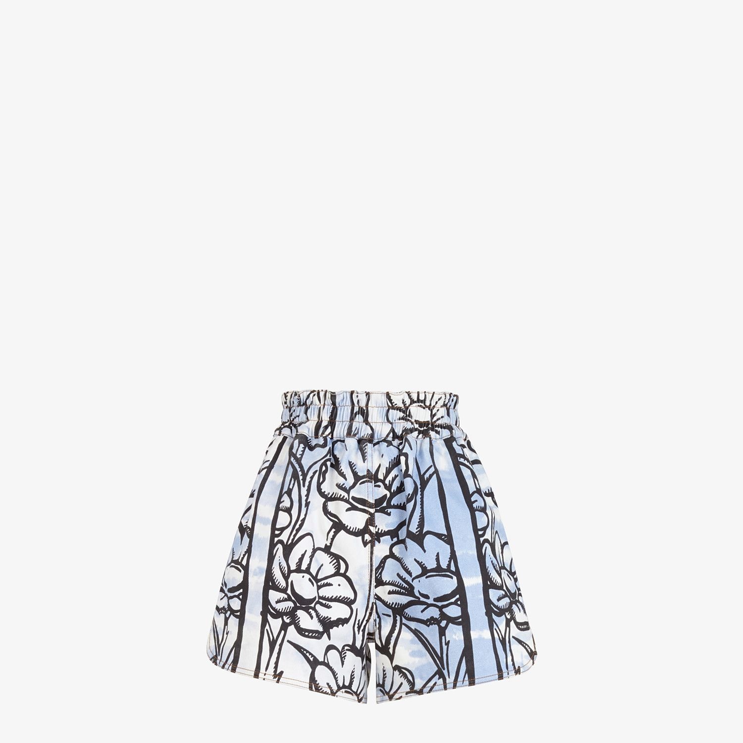 Fendi Roma Joshua Vides denim shorts - 1