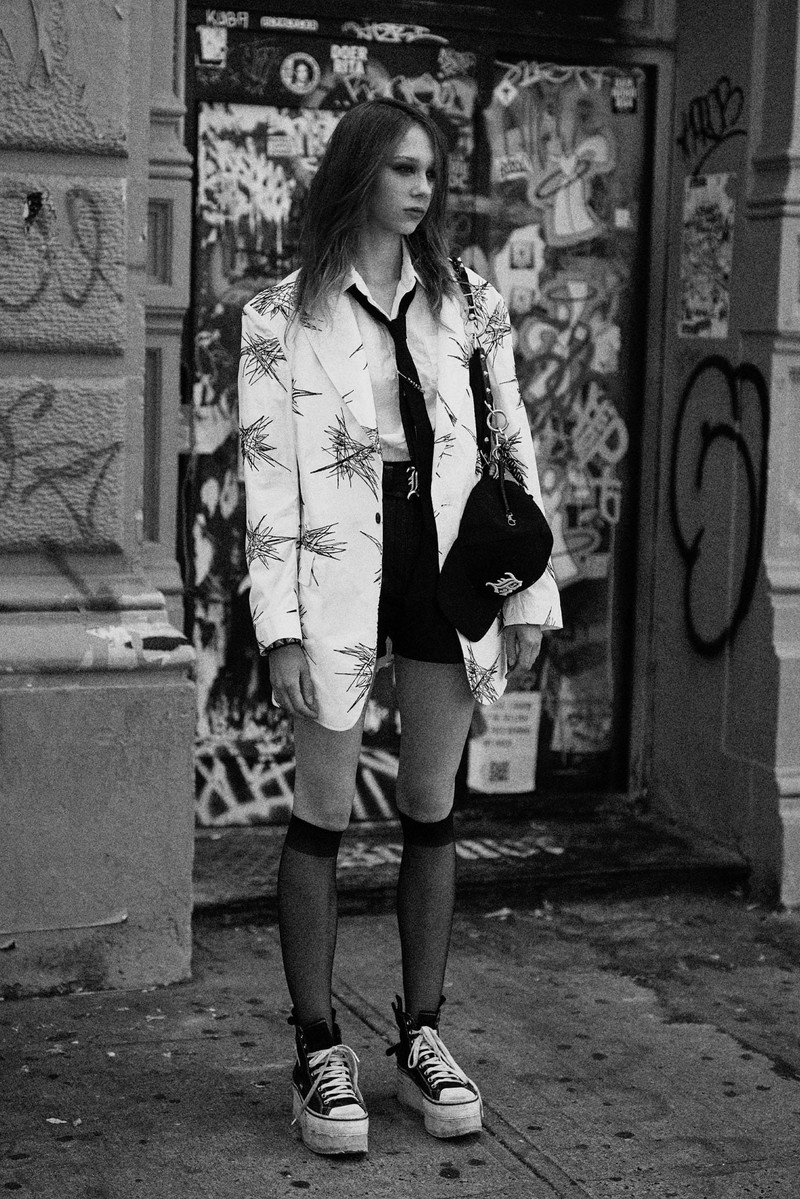 R13 OVERSIZED RAGGED BLAZER outlook
