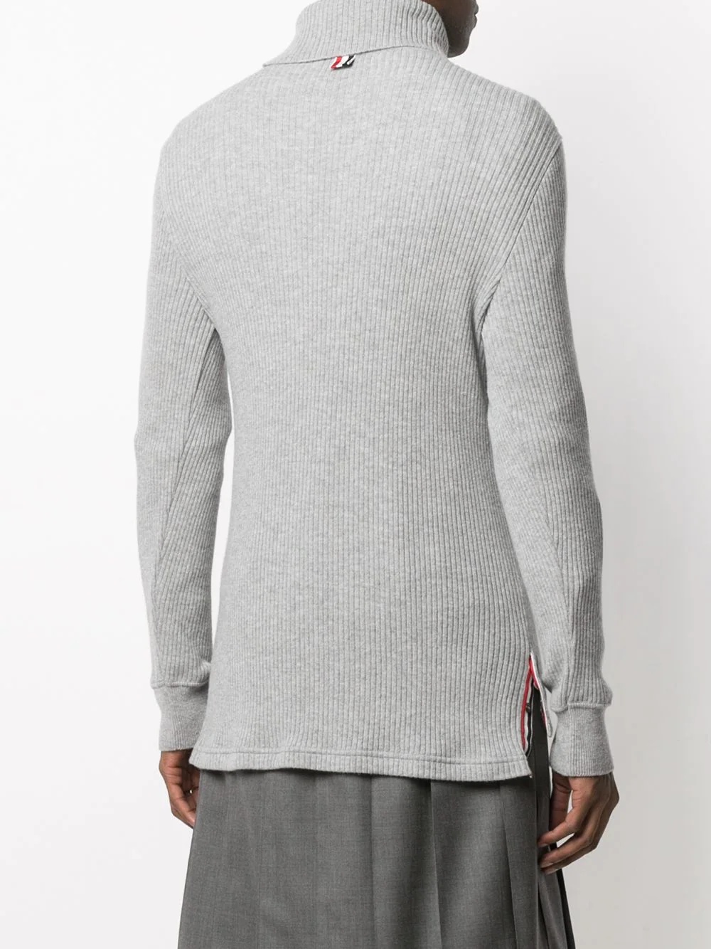 ribbed roll-neck jumper - 4