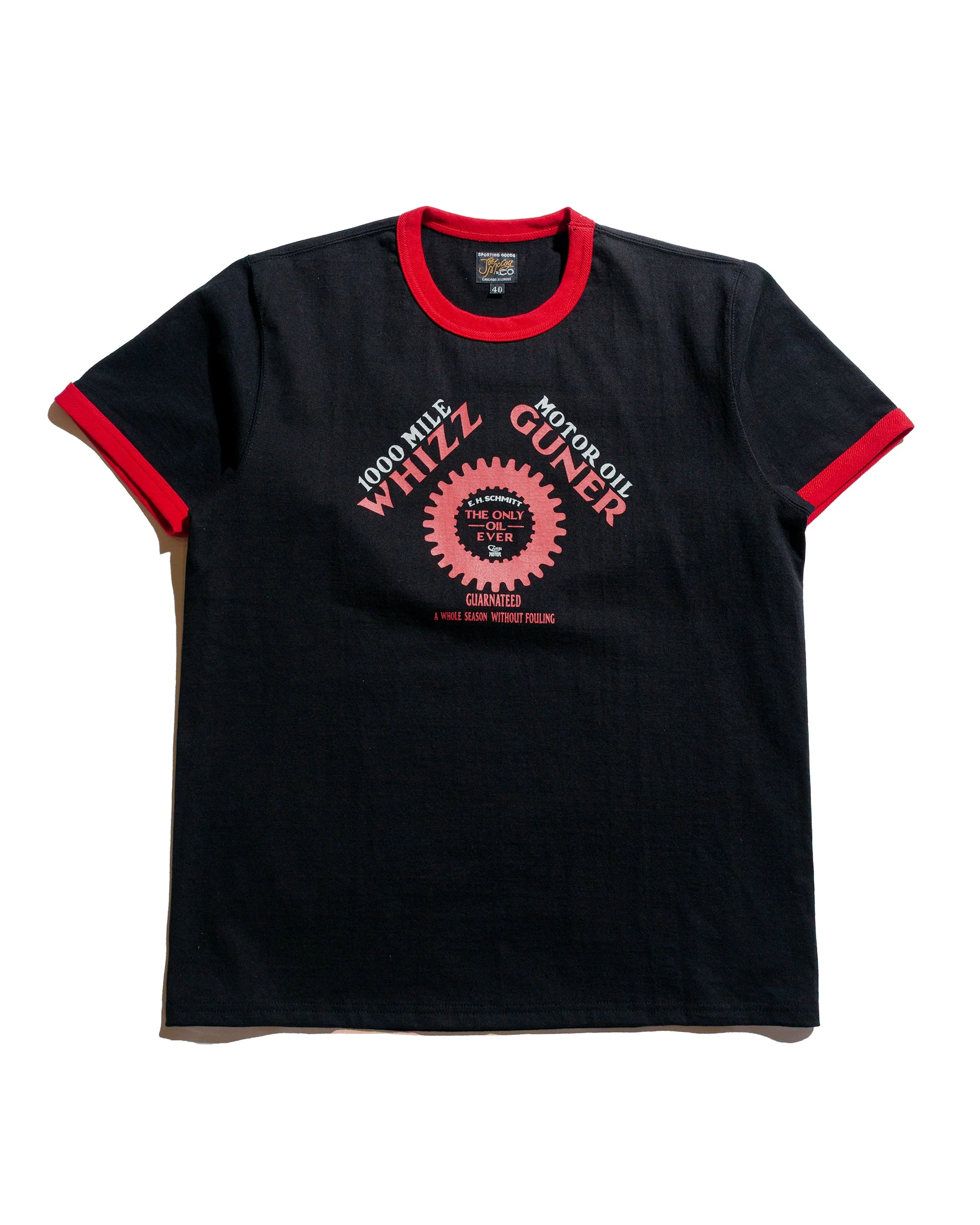 MC25016 Joe McCoy Tee / Whiz Gunner Black/Red - 1