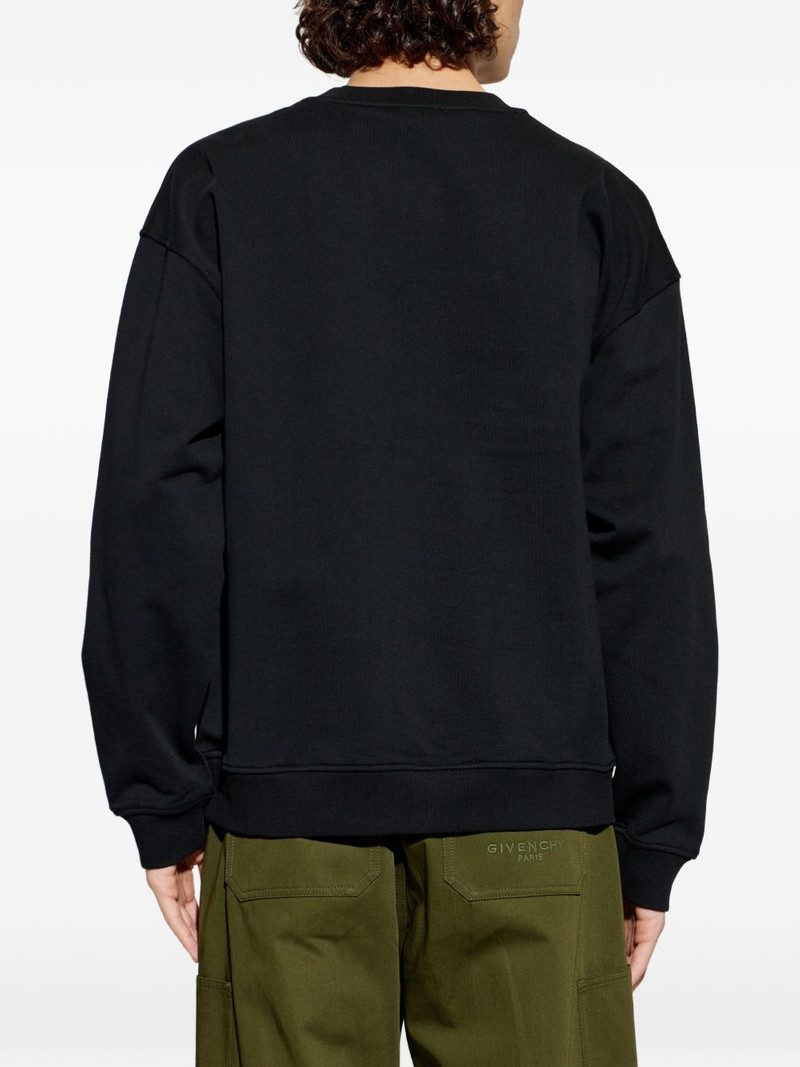 logo cotton sweater 4