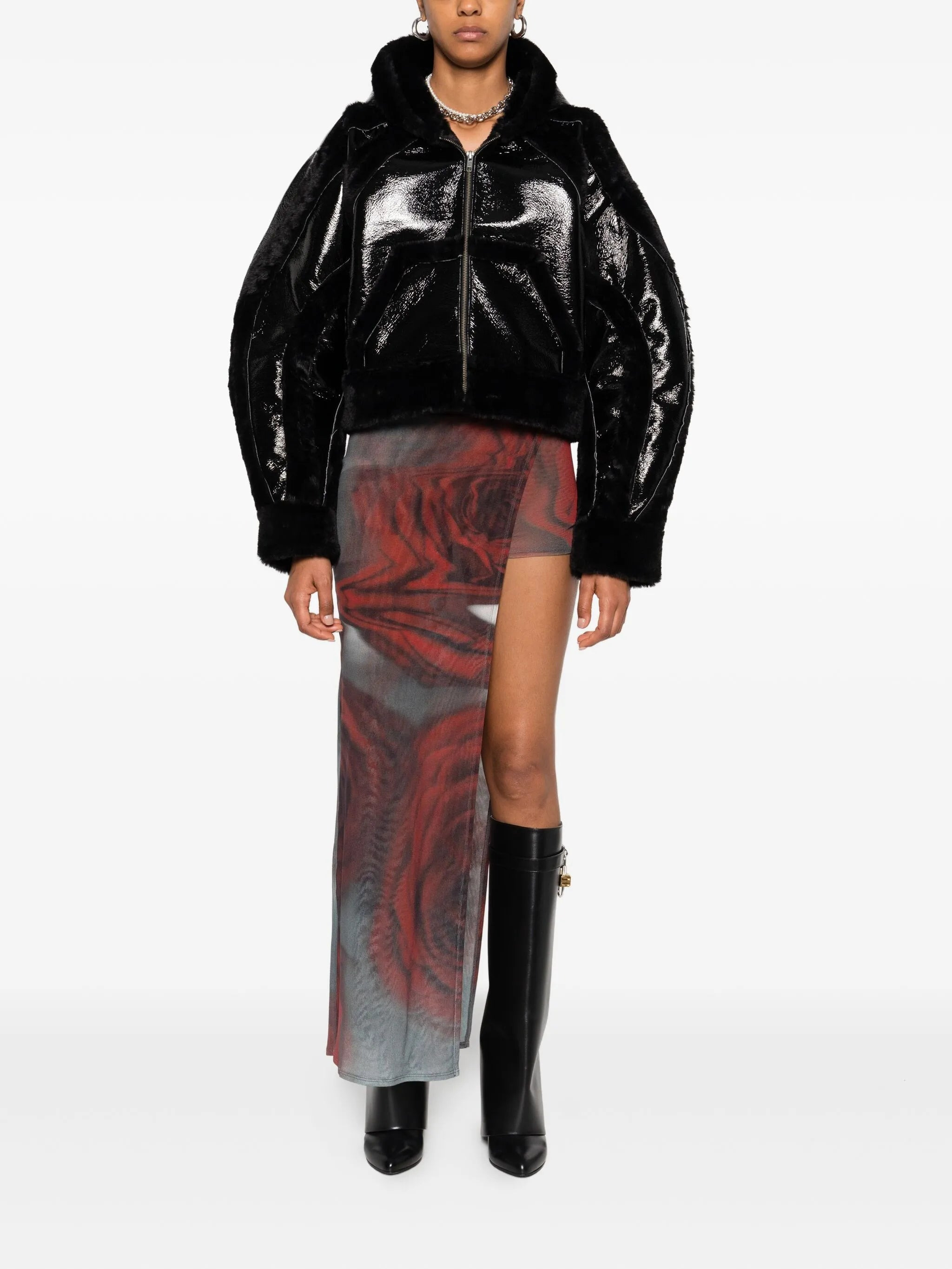 Ottolinger Hooded Cropped Jacket - 3
