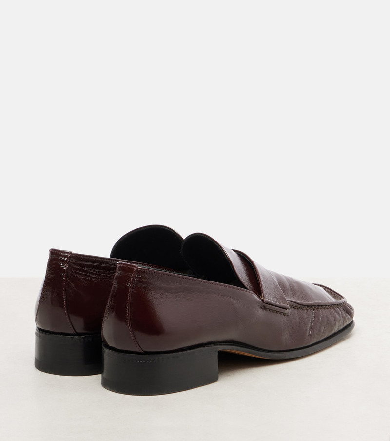 PHOEBE PHILO Man's leather loafers outlook