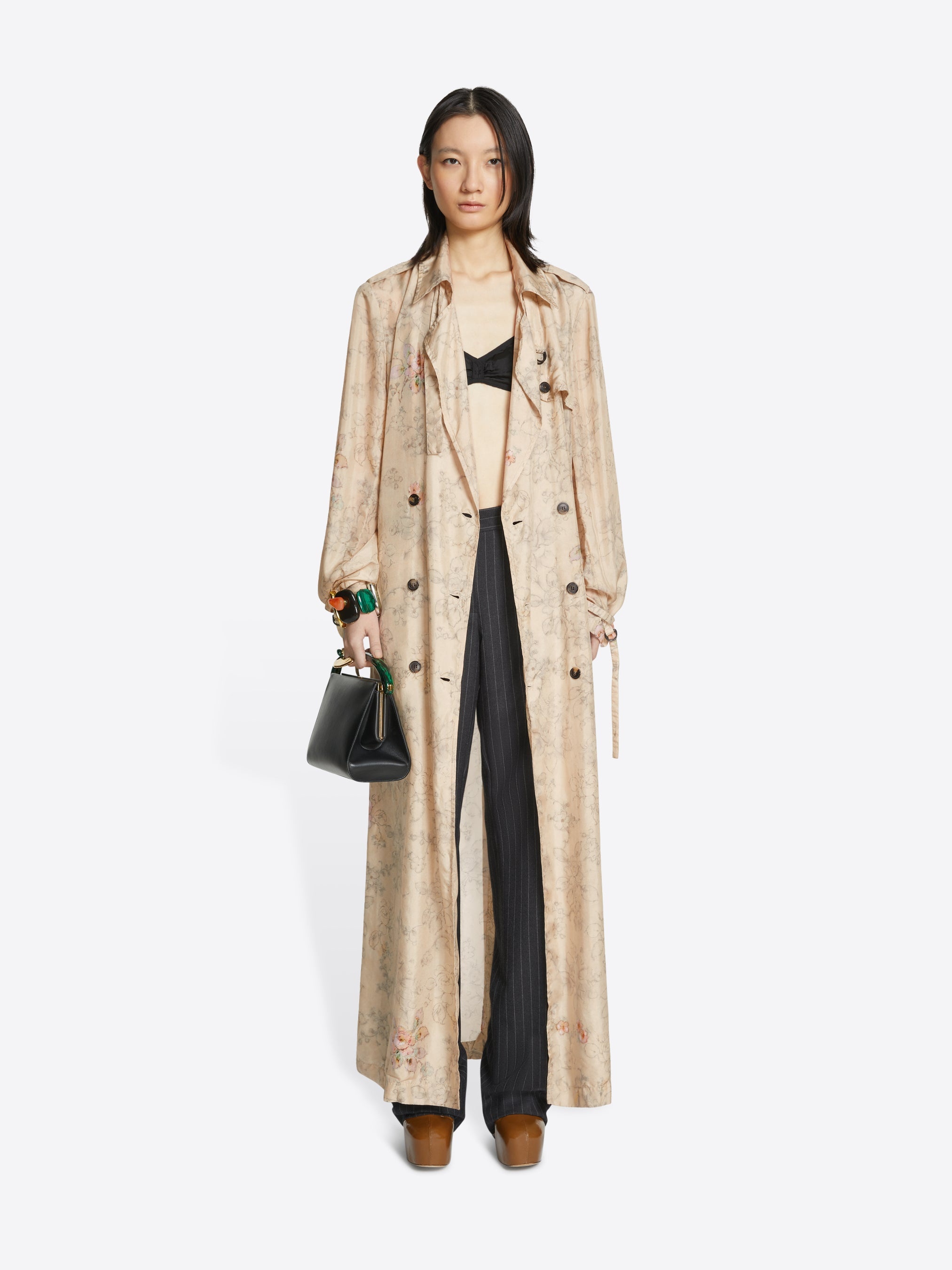 SILK TRENCH COAT - 2