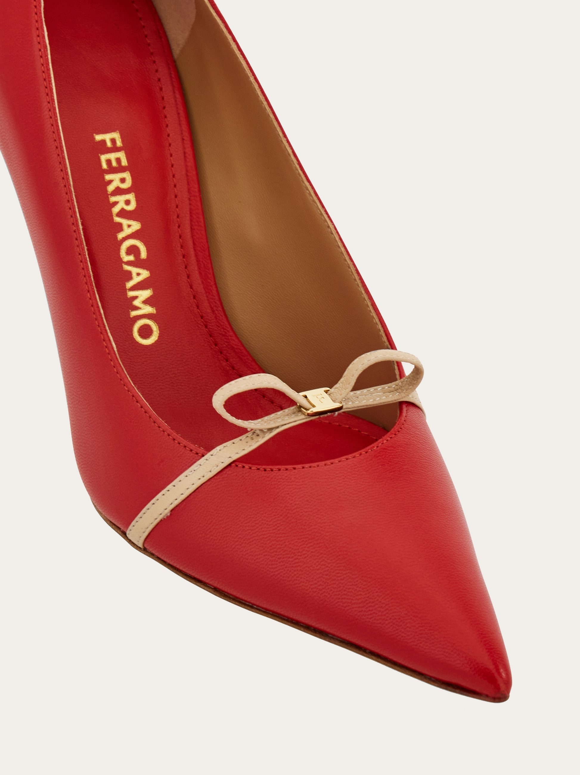 Mini bow mid heel pump - 5