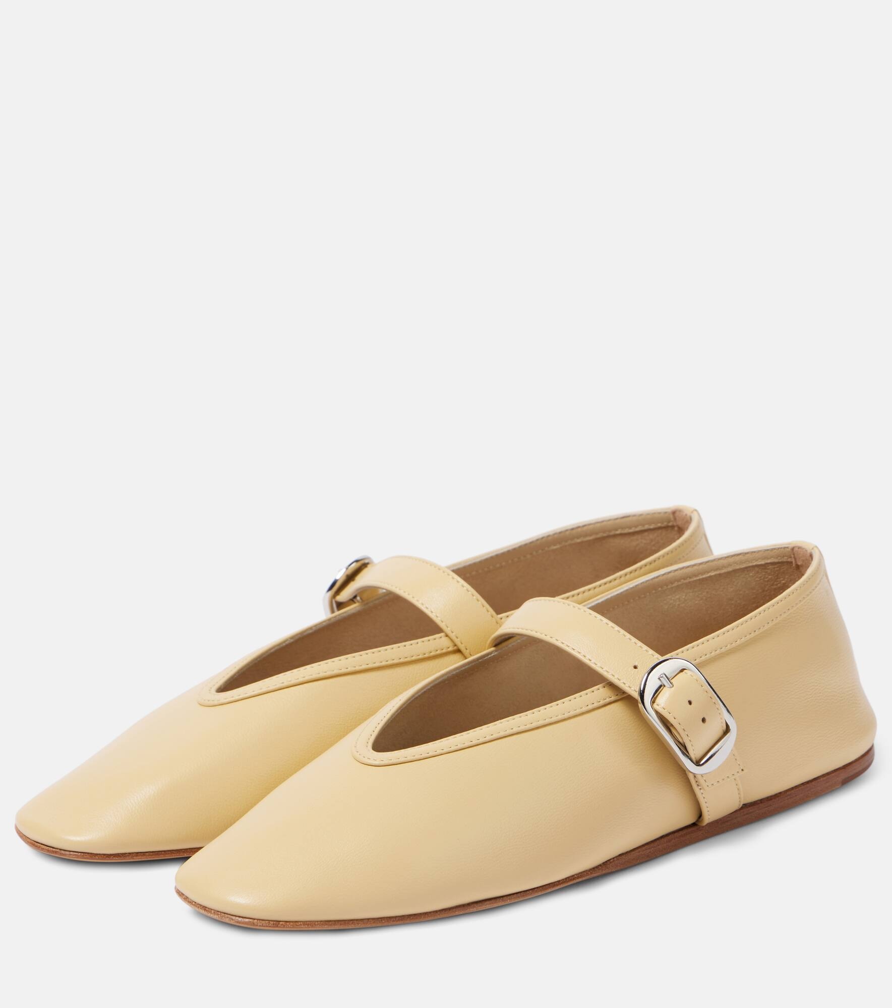 Stella leather ballet flats - 4