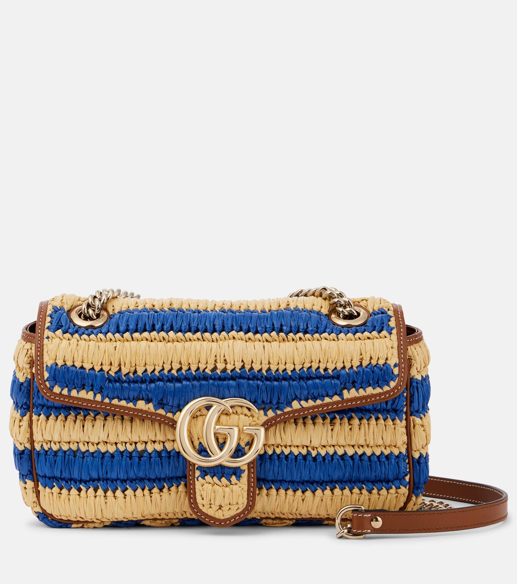 GG Marmont Small striped shoulder bag - 1