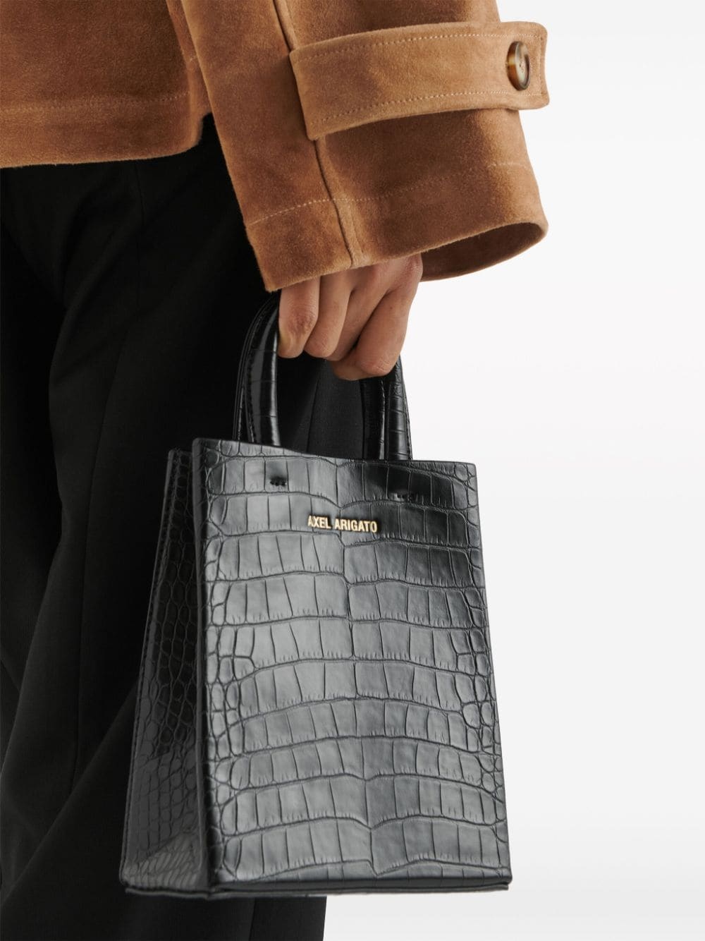 Axel Arigato crocodile effect mini bag farfetch REVERSIBLE