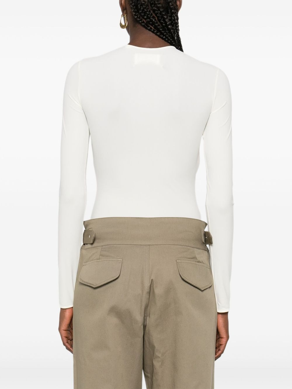 long-sleeve crew-neck bodysuit - 4
