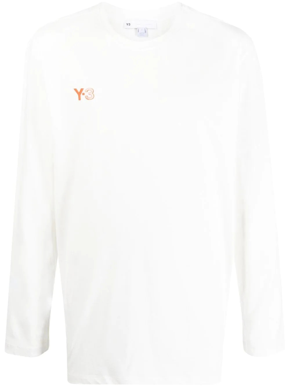 logo-print long-sleeve top - 1