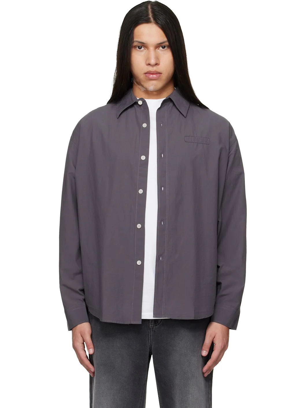 Gray Essay Shirt - 1