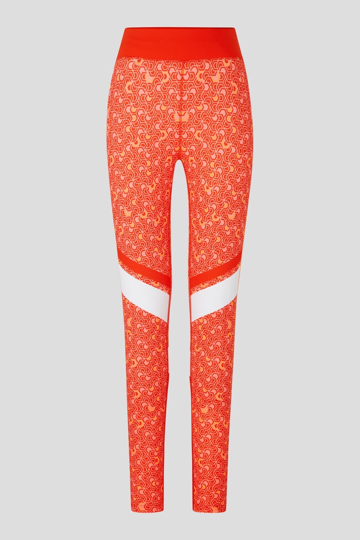 Christin Tights in Red/White - 1