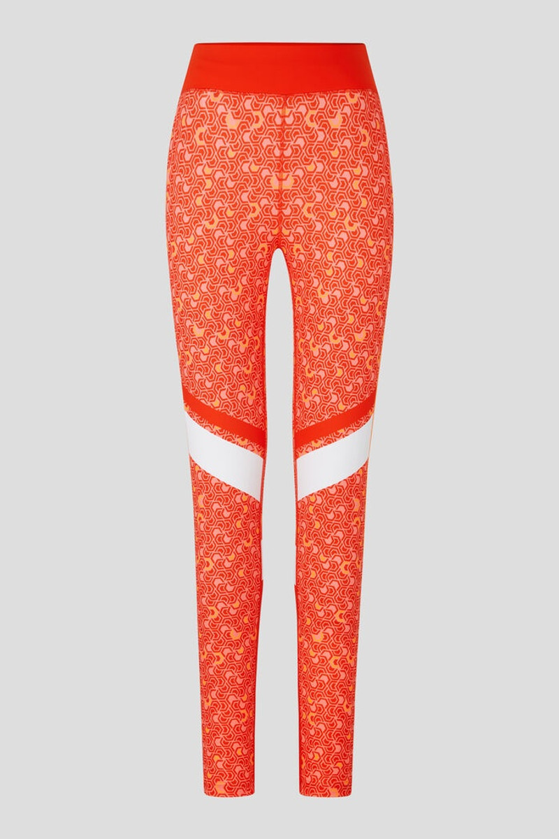 Christin Tights in Red/White 1