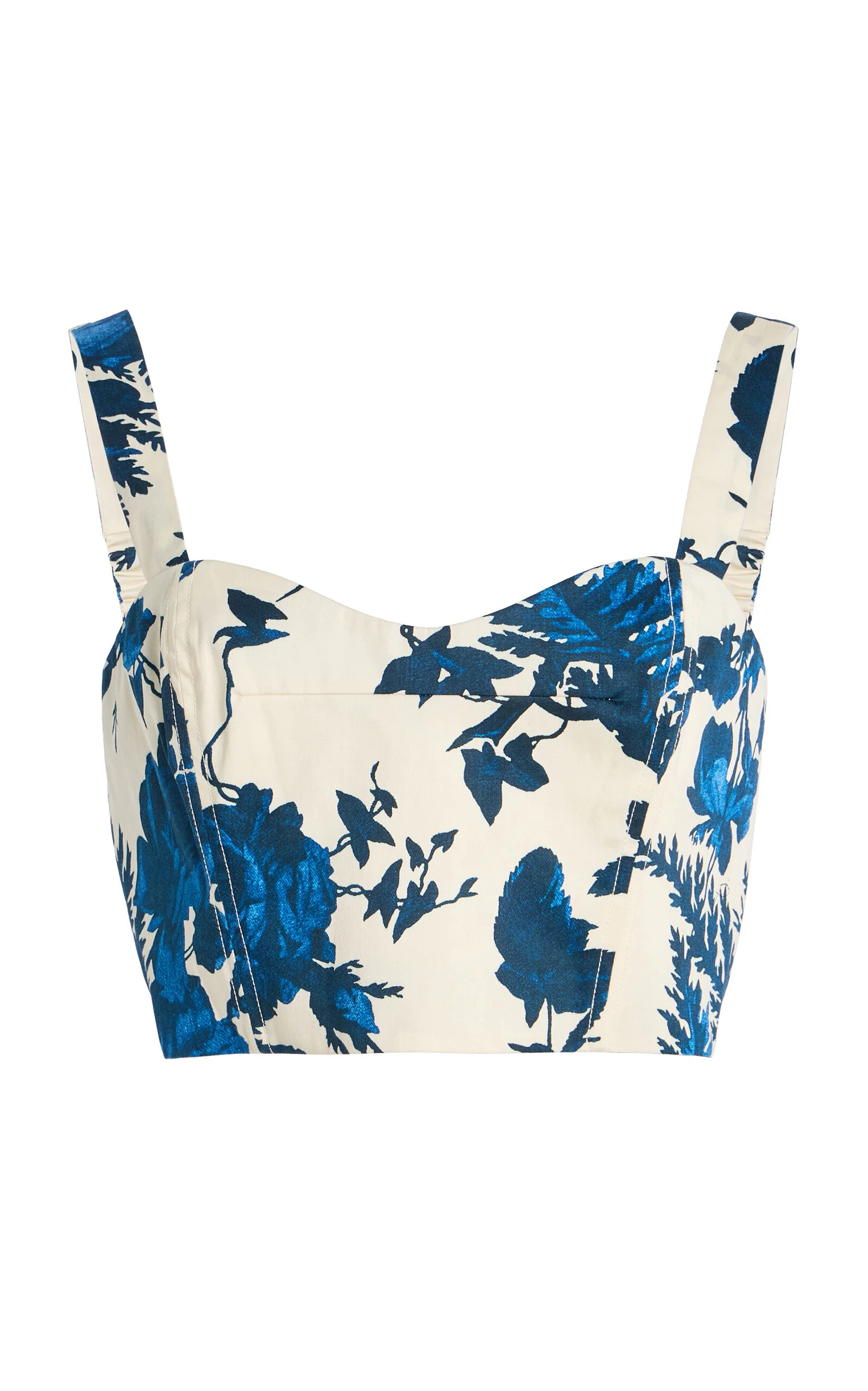 Opal Rosehip-Printed Cotton Top floral - 1