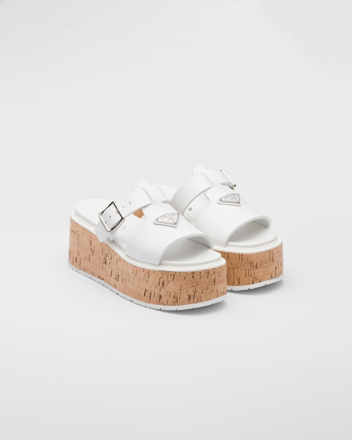 Rubber wedge platform sandals - 2
