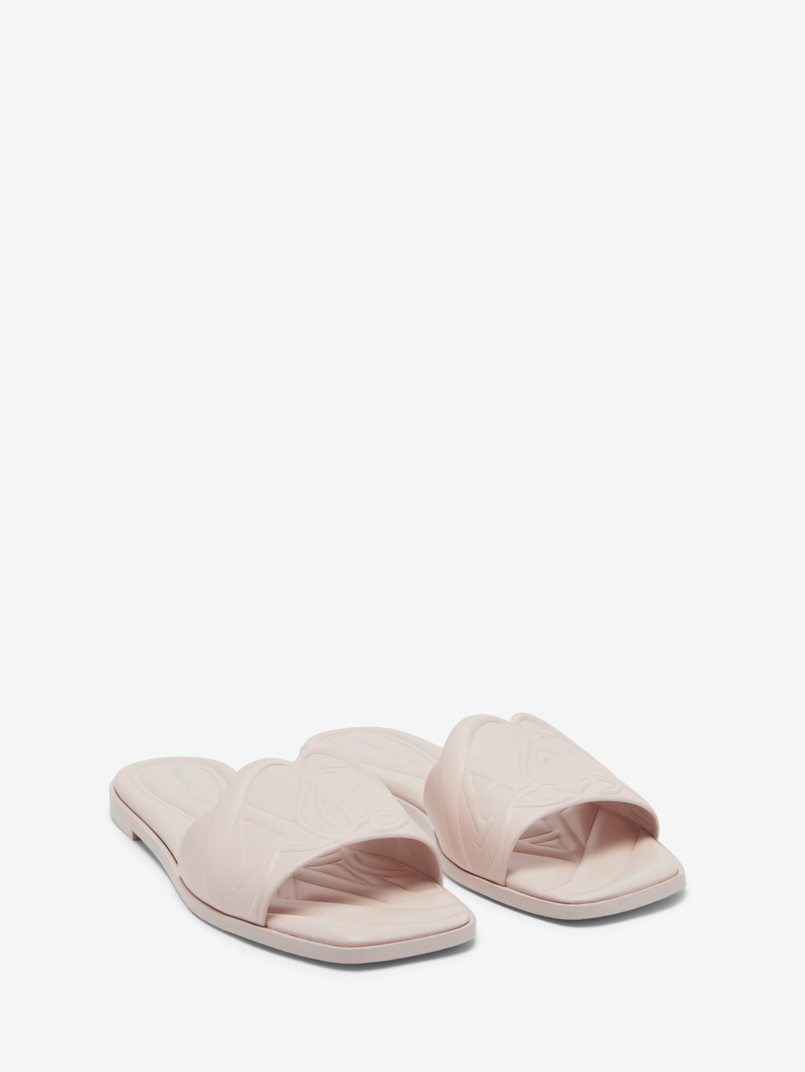 Women's Seal Flat Slide Sandal in Clay - 2