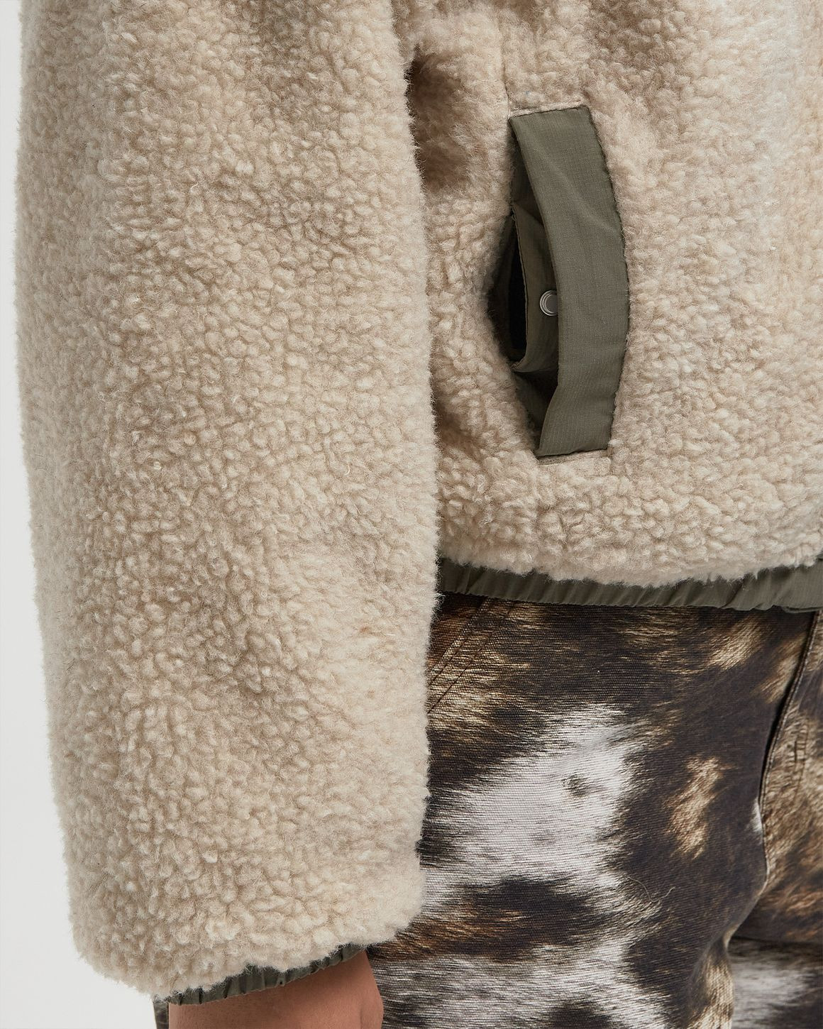 Alberni Reversible Fleece Bomber - 6