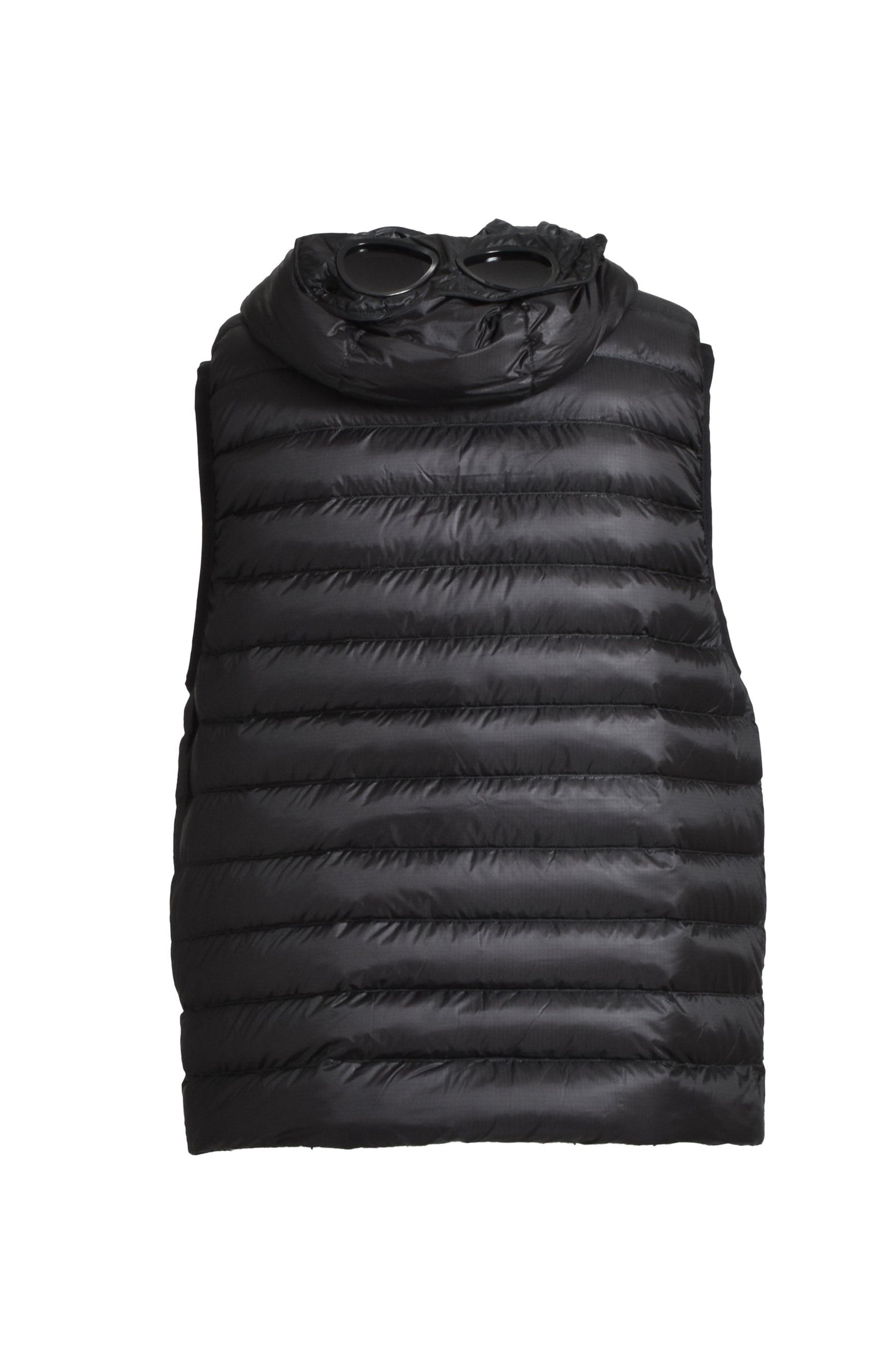 D.D. SHELL GOGGLE DOWN VEST / BLK 999 - 2