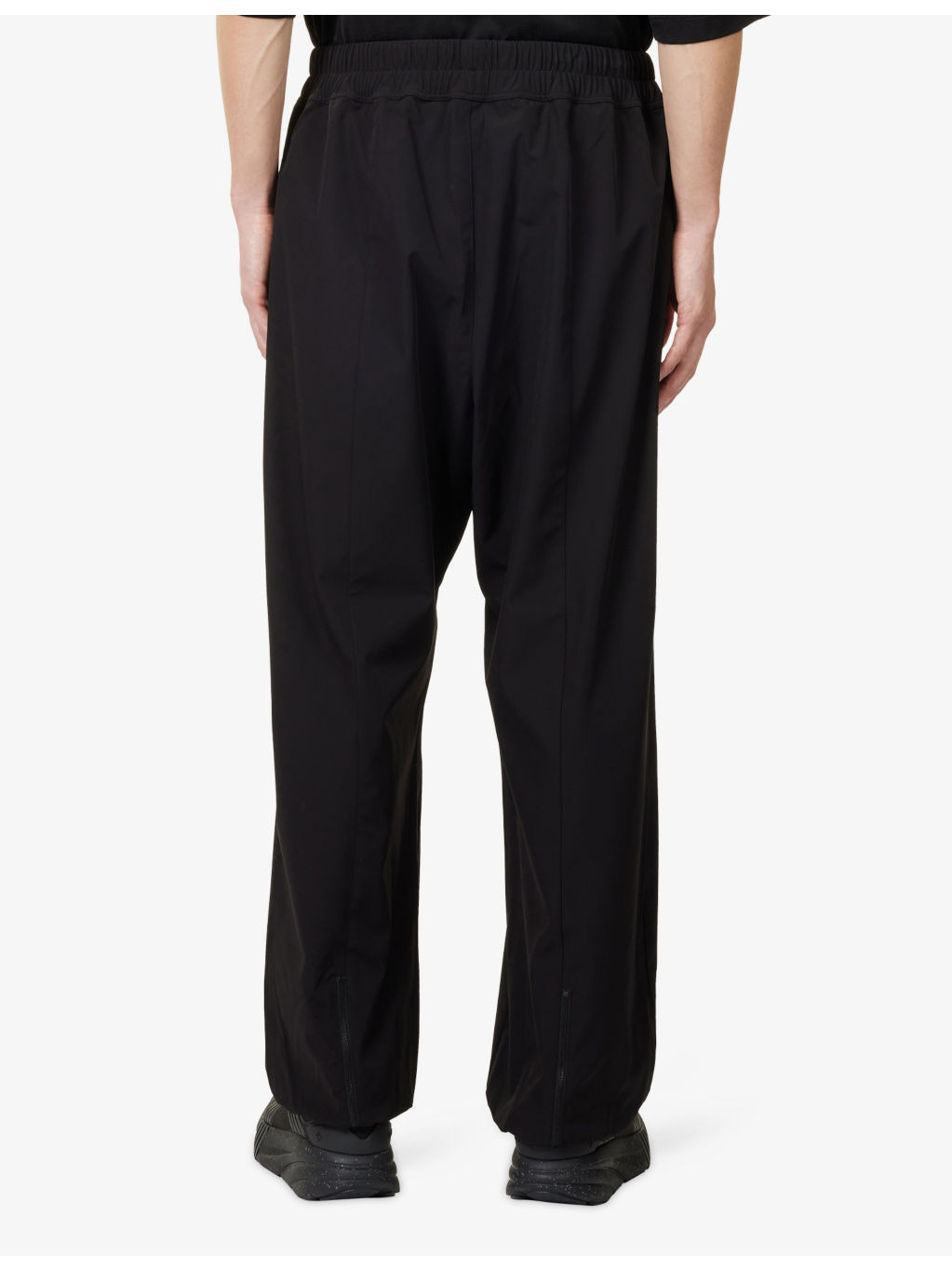 De-Bossed Logo Drawstring-Waist Shell Joggers - 4