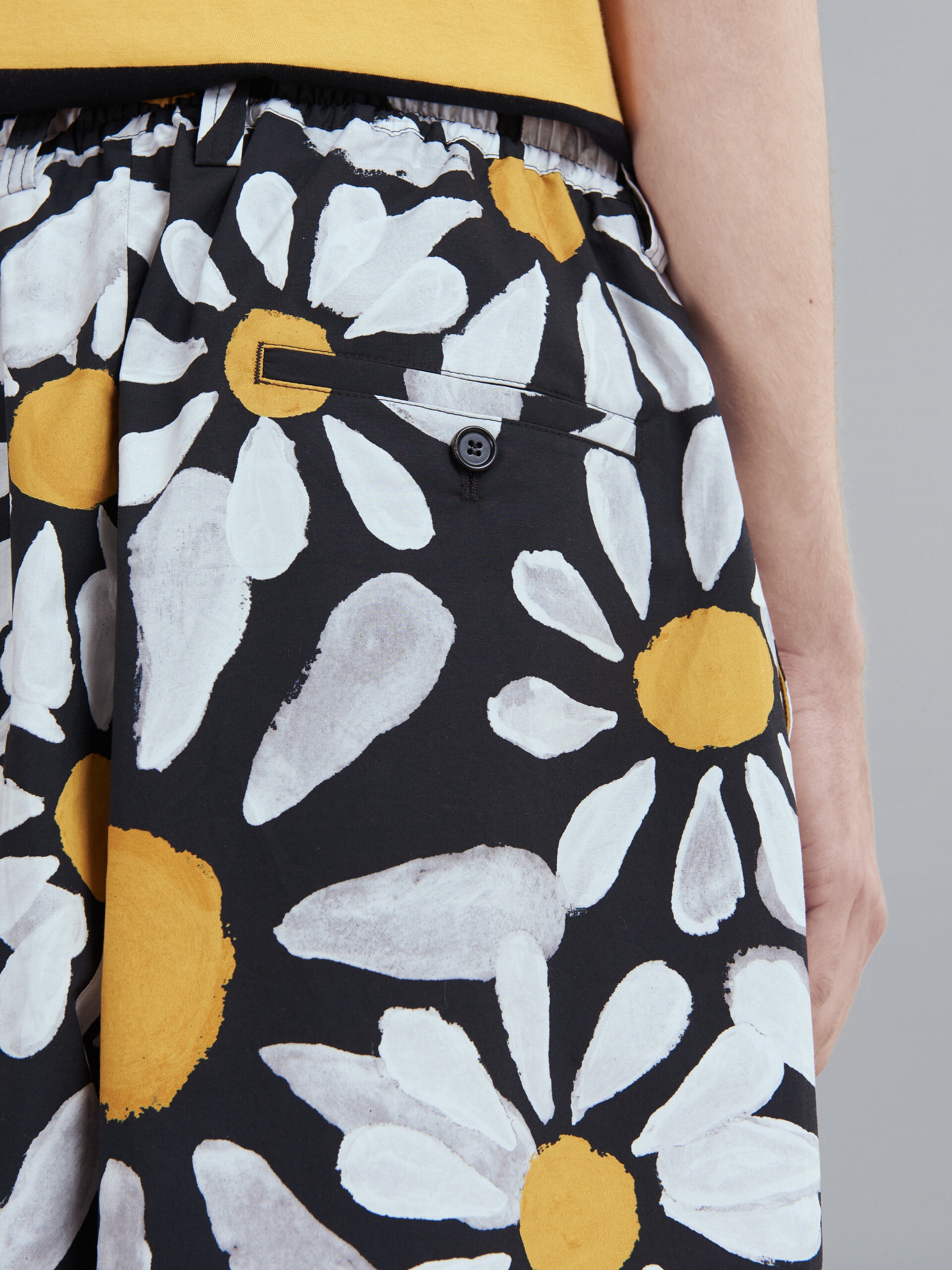 EUPHORIA PRINT POPLIN BERMUDA PANTS - 4