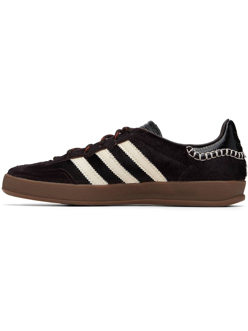WALES BONNER Black adidas Originals Edition Gazelle Pony Sneakers outlook