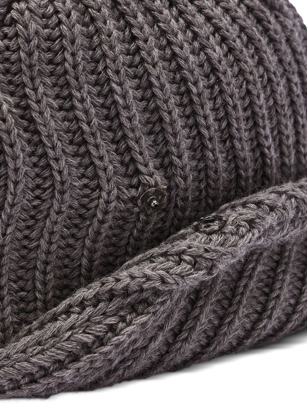 ribbed-knit butterfly beanie - 4