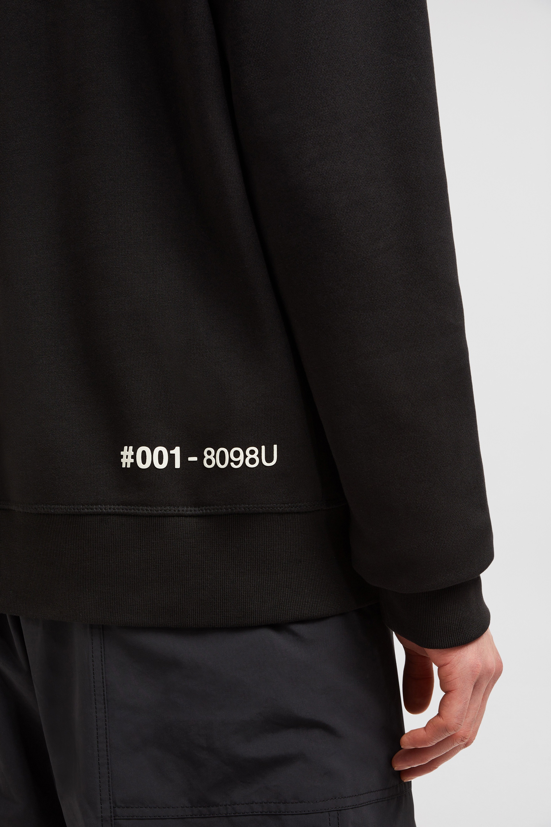 Mirrored Logo Cotton Hoodie - 6