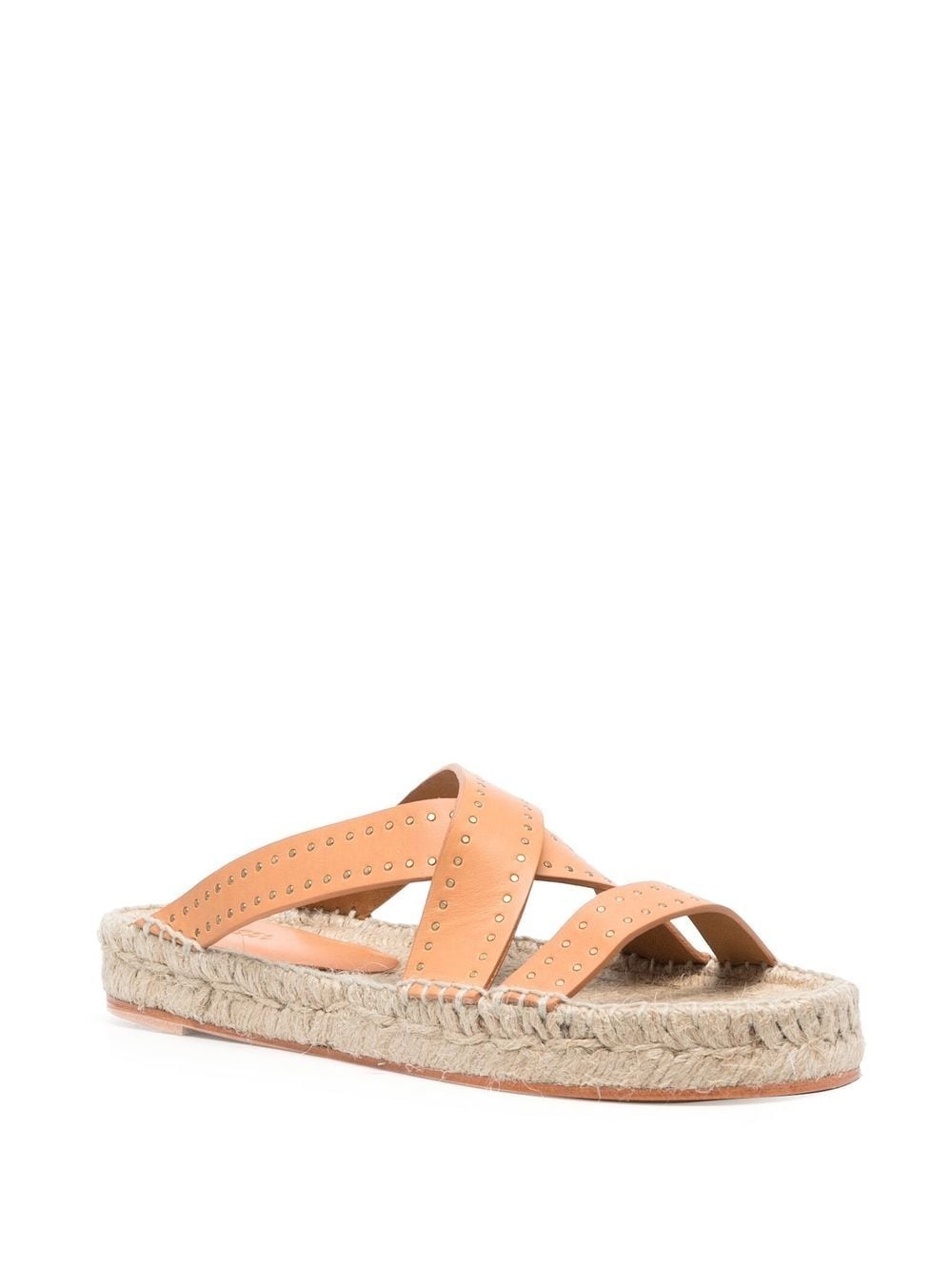 stud-detail cross-strap espadrilles - 2