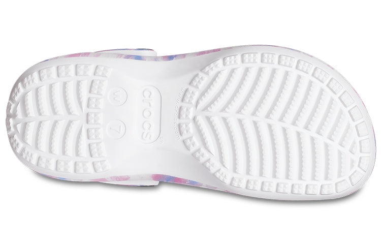(WMNS) Crocs Classic Platform Dream Clog 'White Purple' 207580-94S - 8