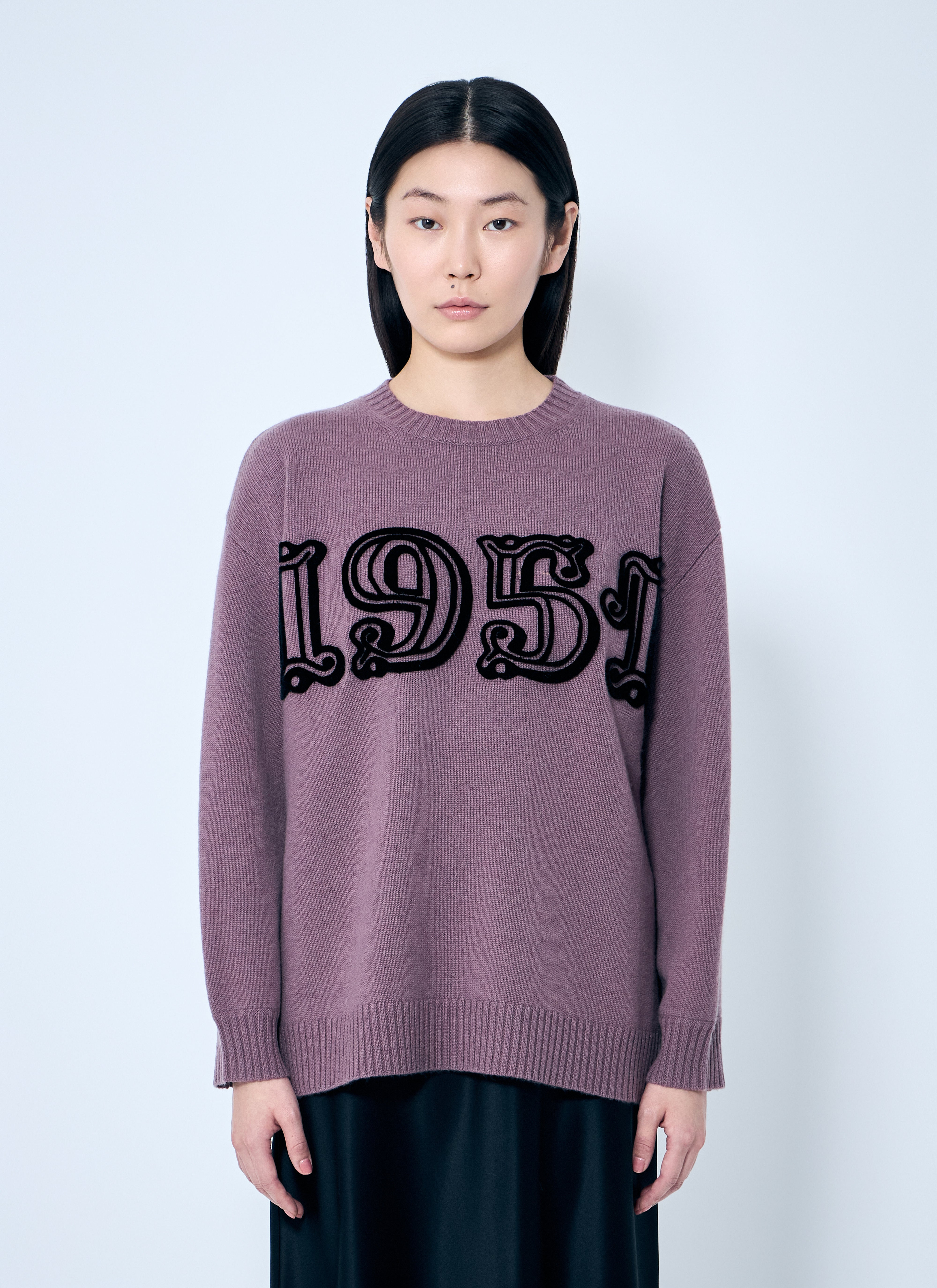 Max Mara Women Oversized Wool And Cashmere Sweater - 1