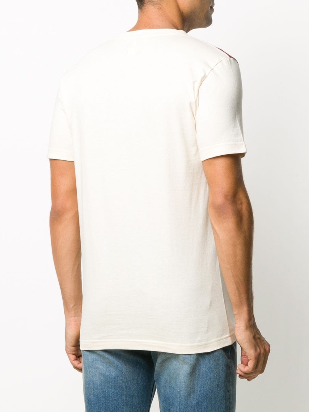 bisected cotton T-shirt - 4