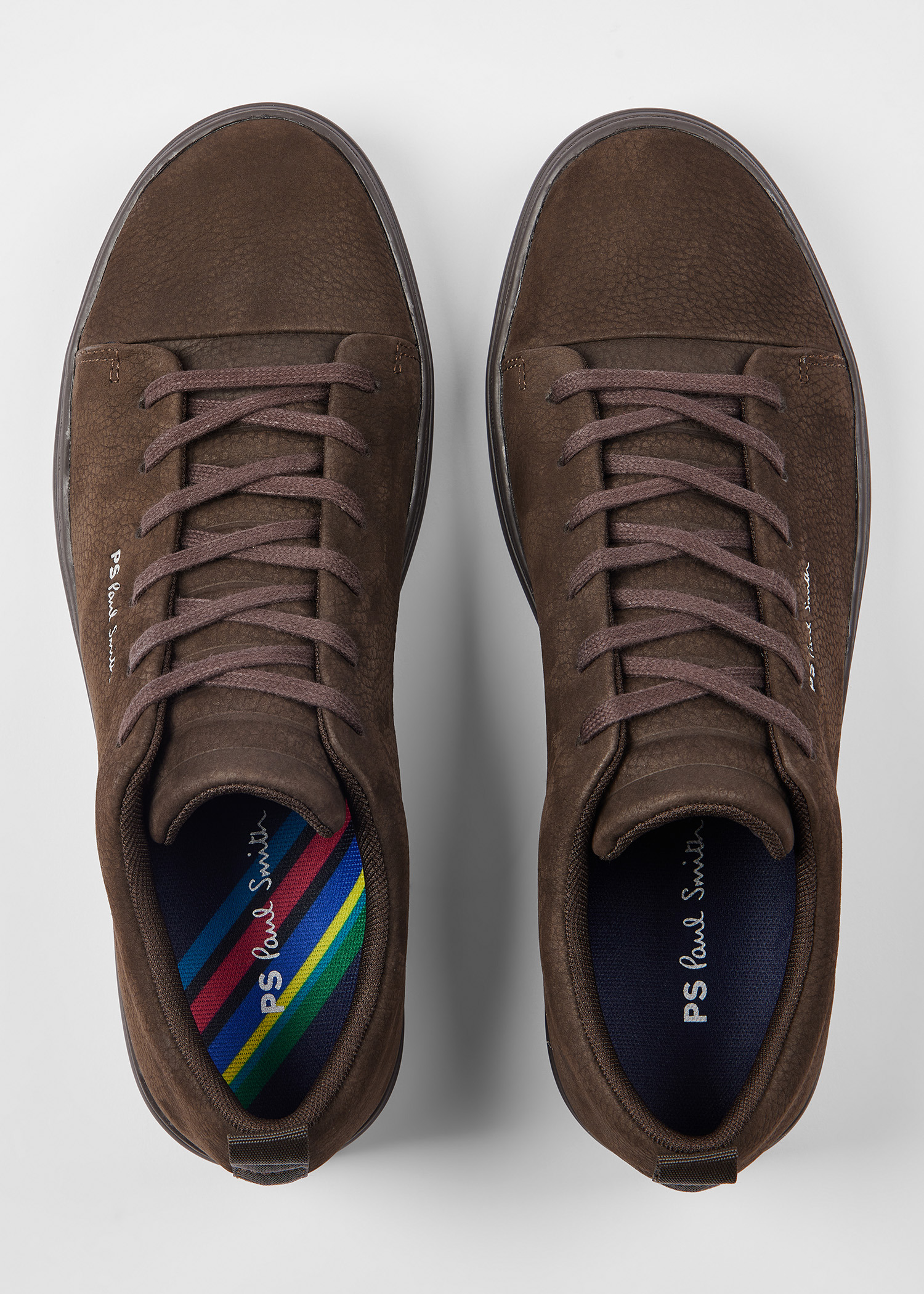 Chocolate Brown Nubuck 'Lee' Trainers - 5