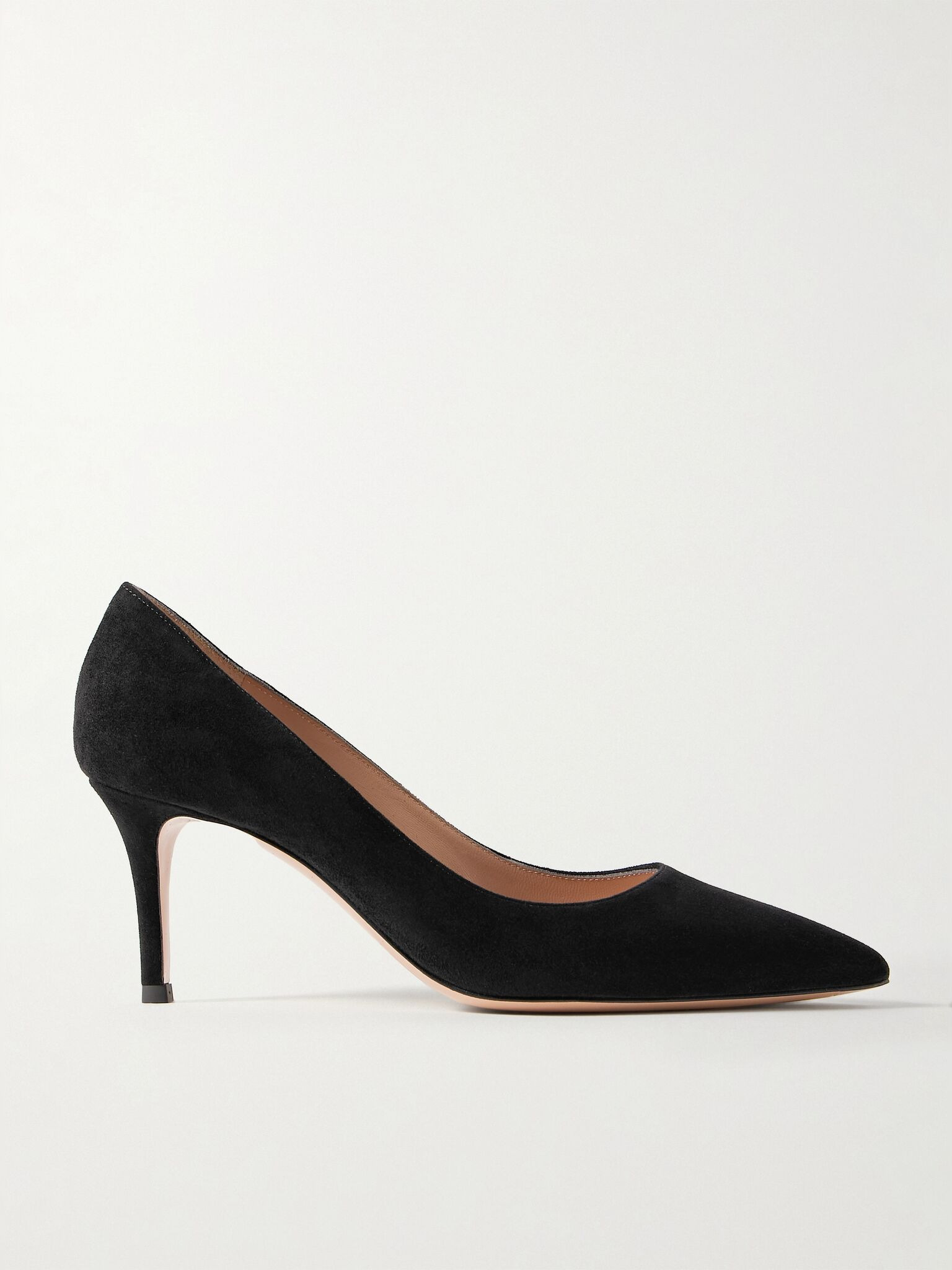 Gianvito 70 suede pumps Black - 1