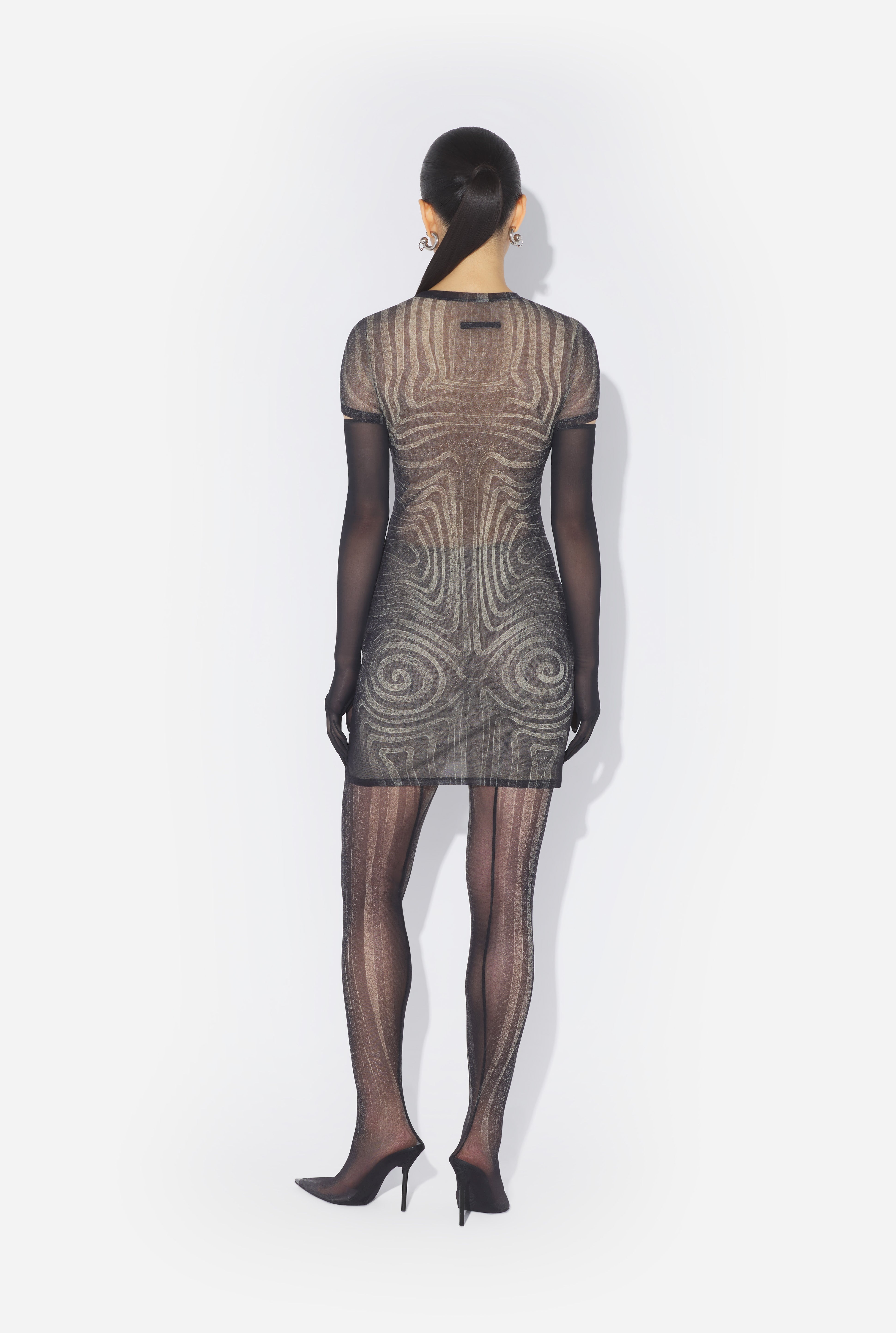 THE SHORT BLACK “SPIRALE” DRESS - 2