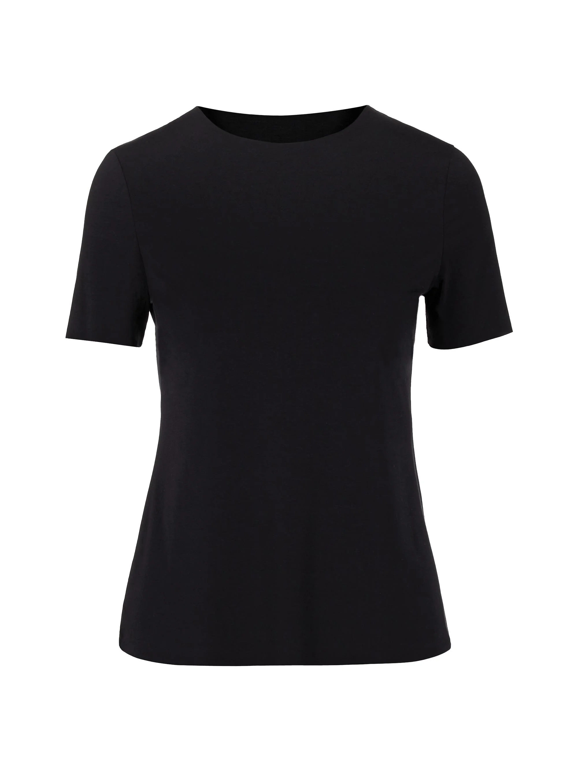 Women's Butter Crewneck T-Shirt - Black - 1
