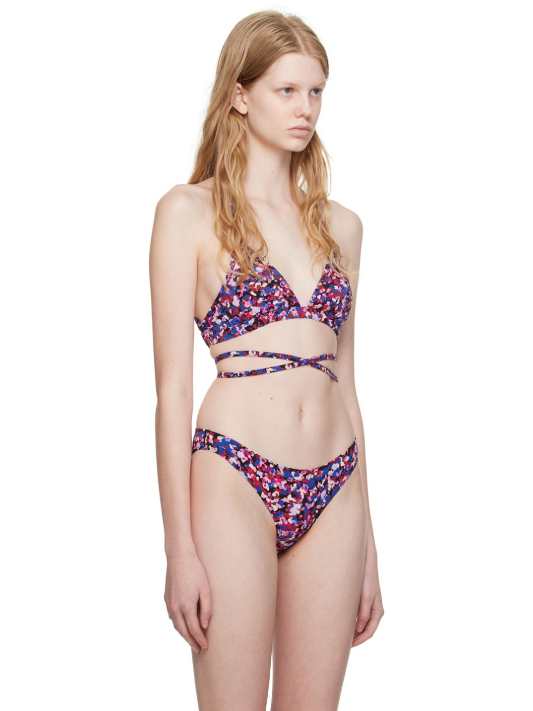 Pink & Blue Solange Bikini Top - 2