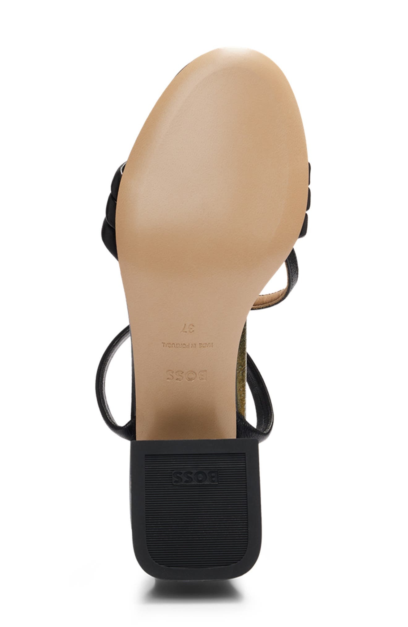 BOSS Melanie Ankle Strap Sandal in Black at Nordstrom - 5