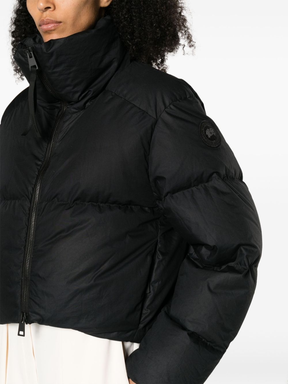 Garnet cropped puffer jacket - 5
