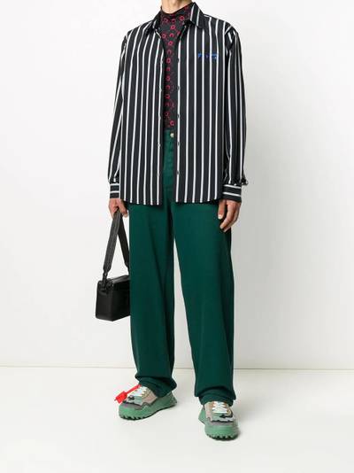 Off-White striped long-sleeve shirt outlook