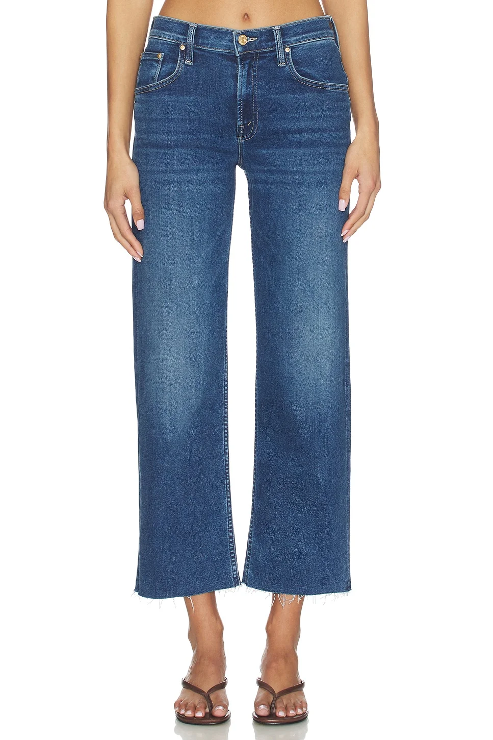 The Newbie Ankle Fray Jeans - 1