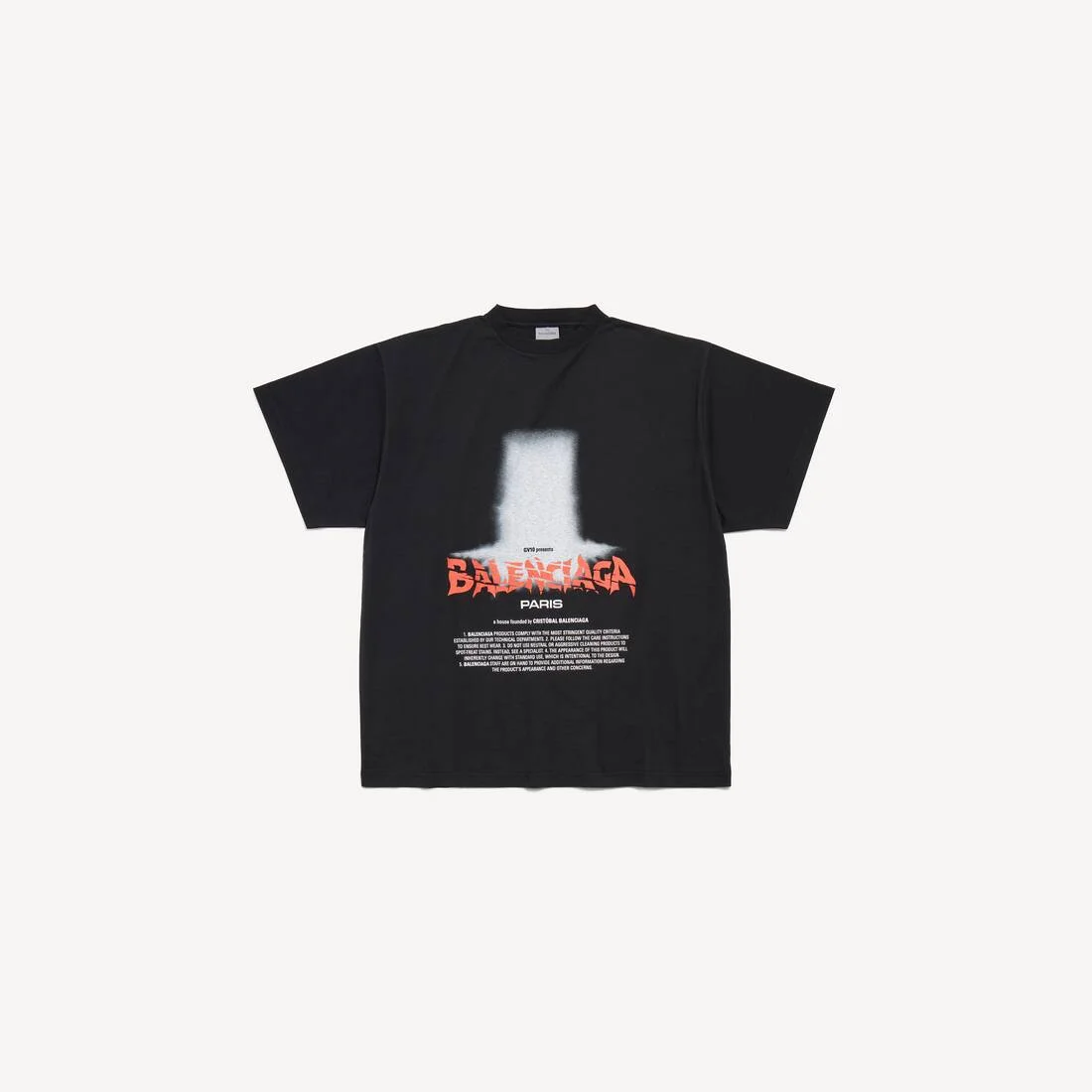 Men's The Door Oversized T-shirt in Black - 1