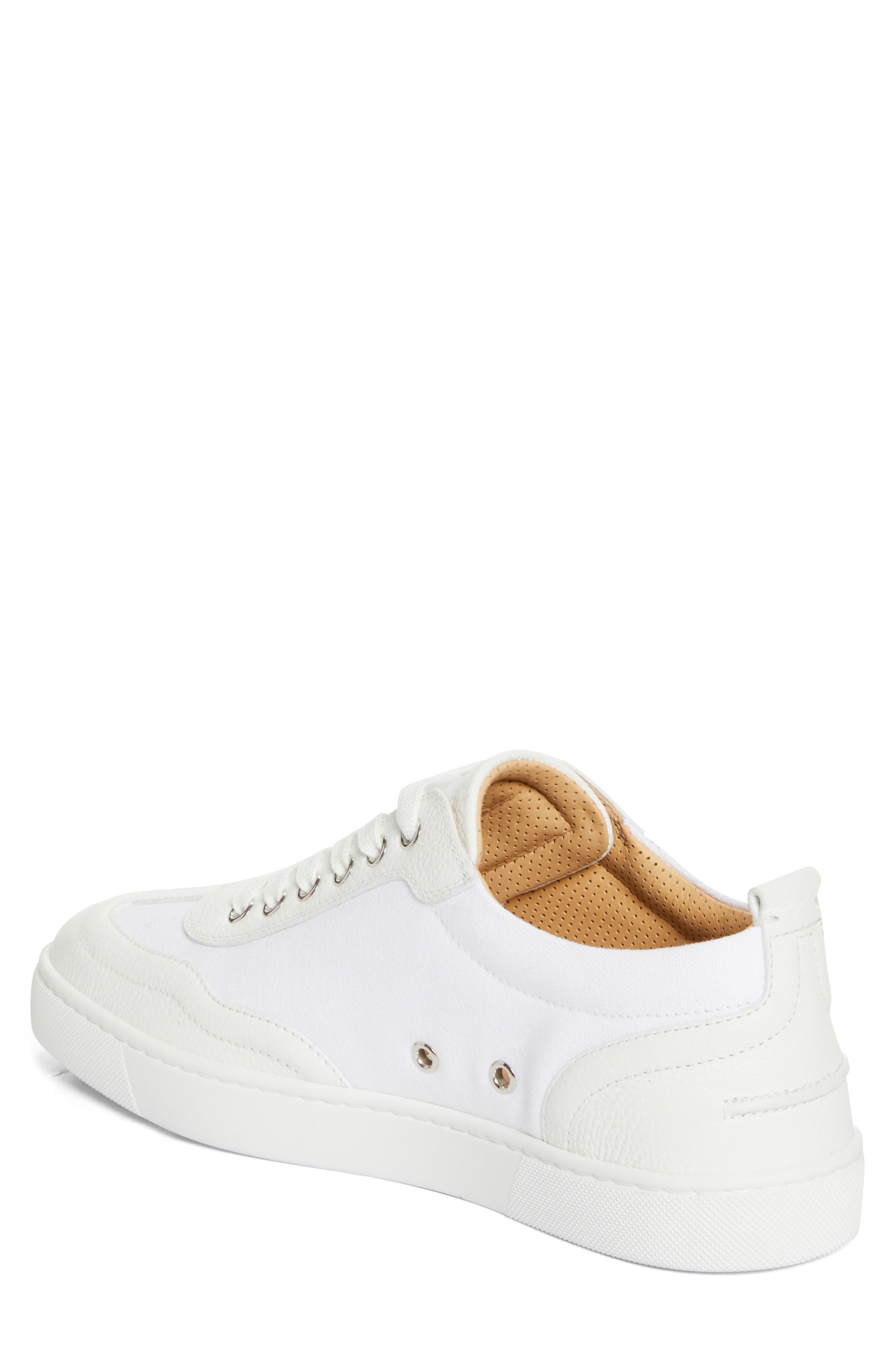 Christian Louboutin Retero Sneaker in White/Marine at Nordstrom - 2
