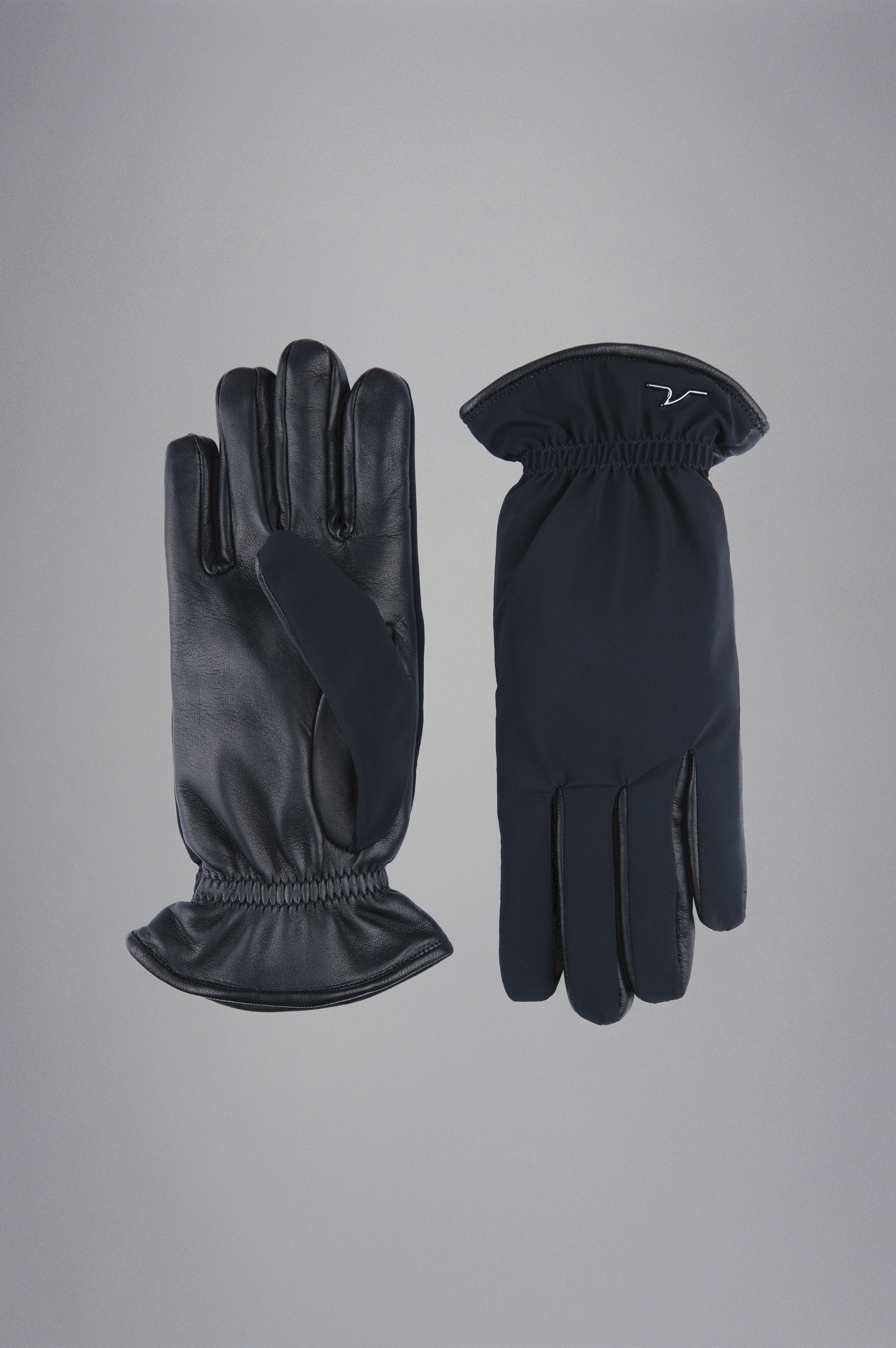 LEATHER AND FABRIC GLOVE - 1