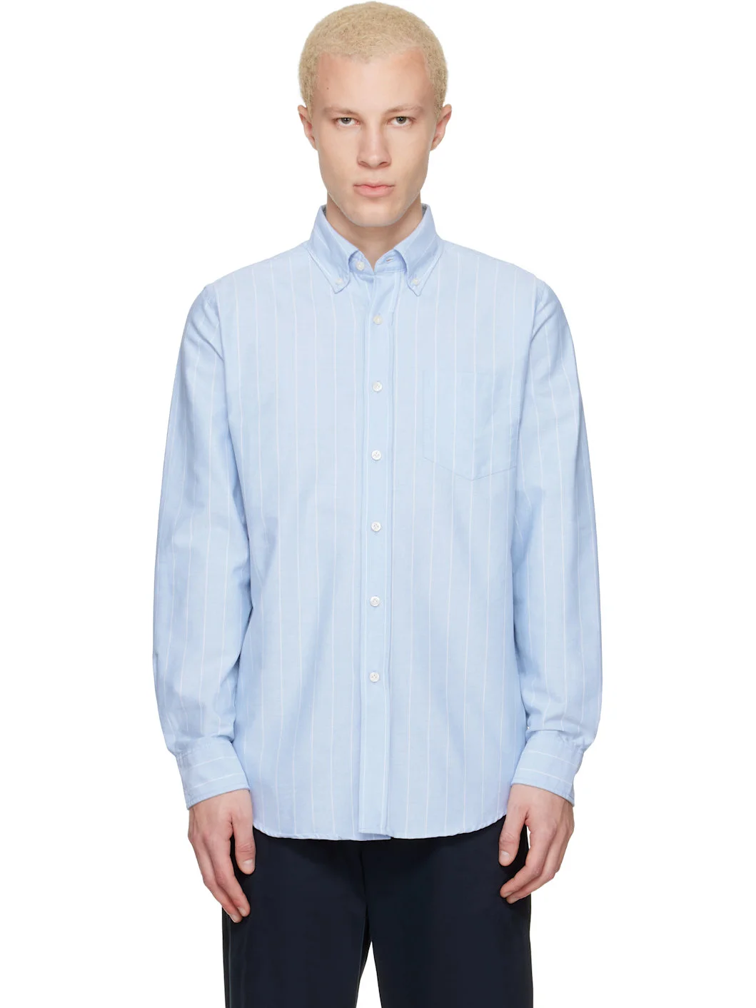 Blue Lightweight Oxford Shirt - 1